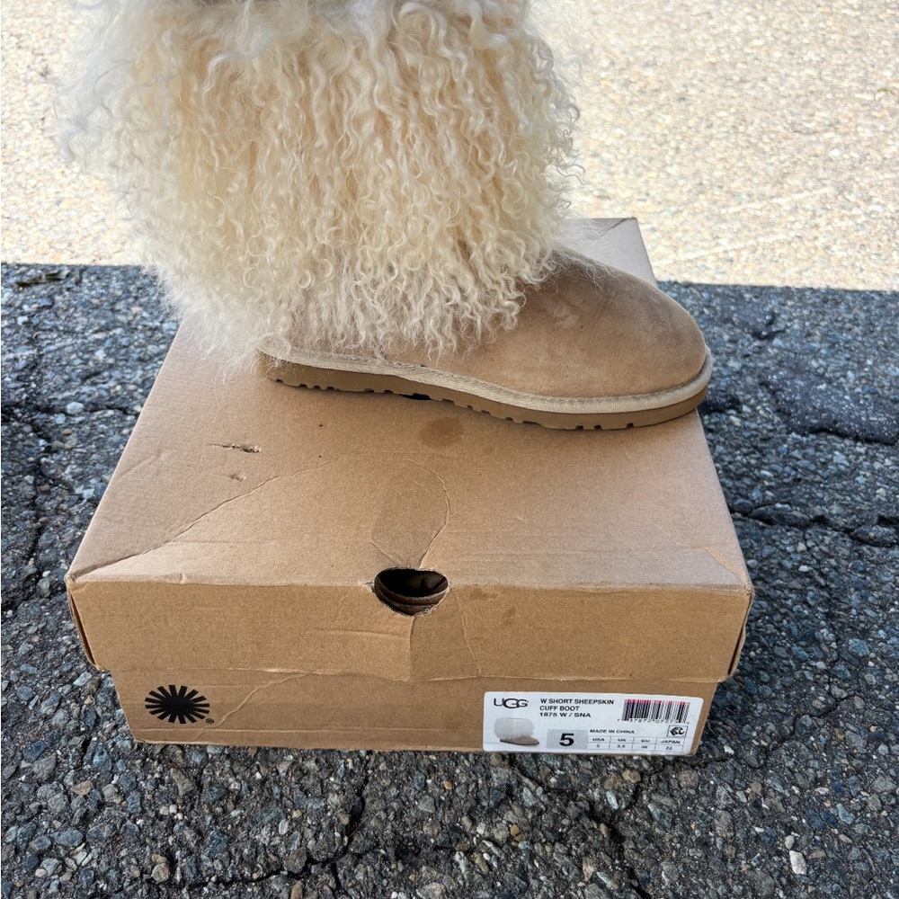 UGG Tan Sheepskin Boots